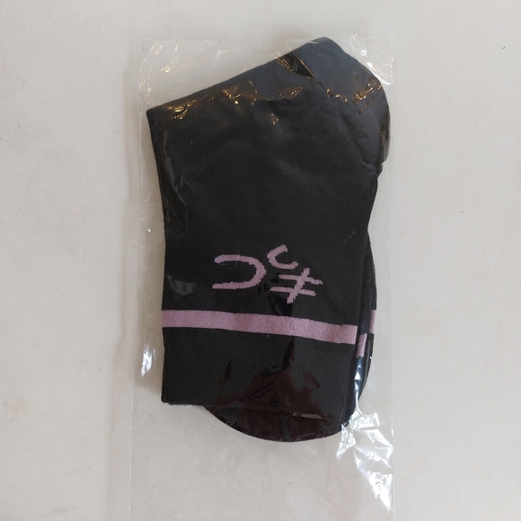 TSUKI black and pink socks - Picture 4 of 5